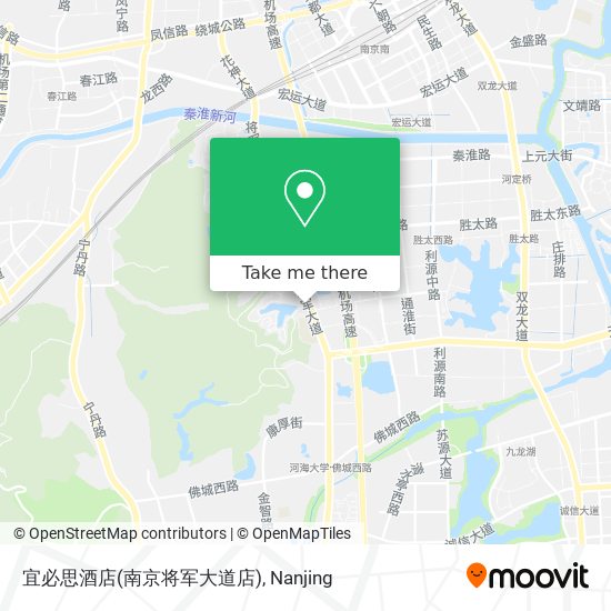 宜必思酒店(南京将军大道店) map
