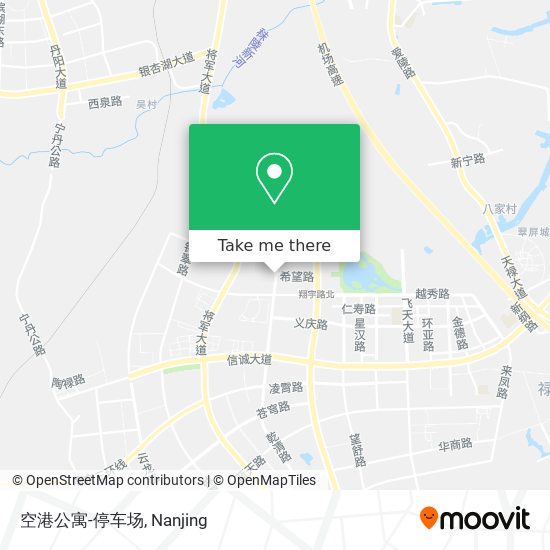 空港公寓-停车场 map