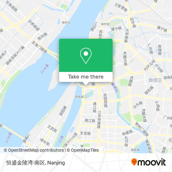 恒盛金陵湾-南区 map