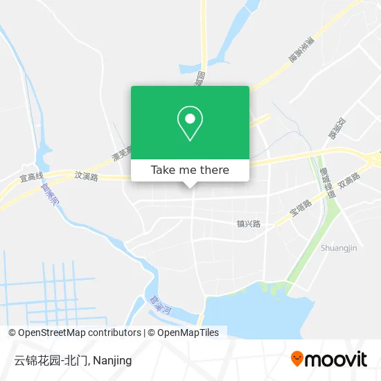 云锦花园-北门 map