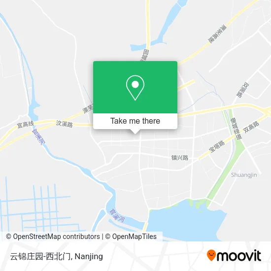 云锦庄园-西北门 map