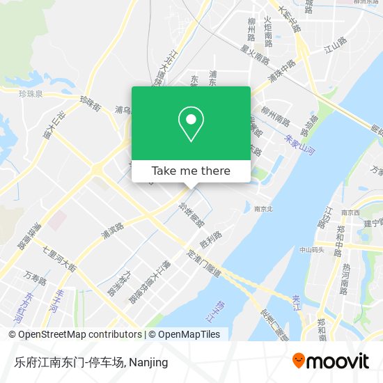 乐府江南东门-停车场 map