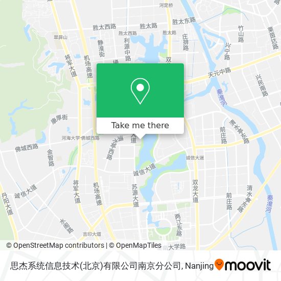 思杰系统信息技术(北京)有限公司南京分公司 map