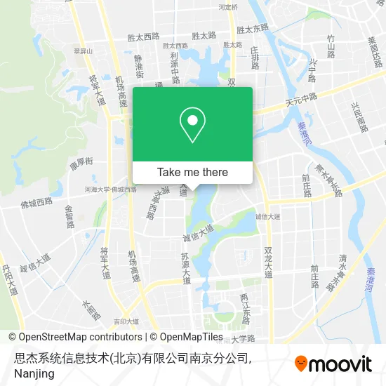 思杰系统信息技术(北京)有限公司南京分公司 map