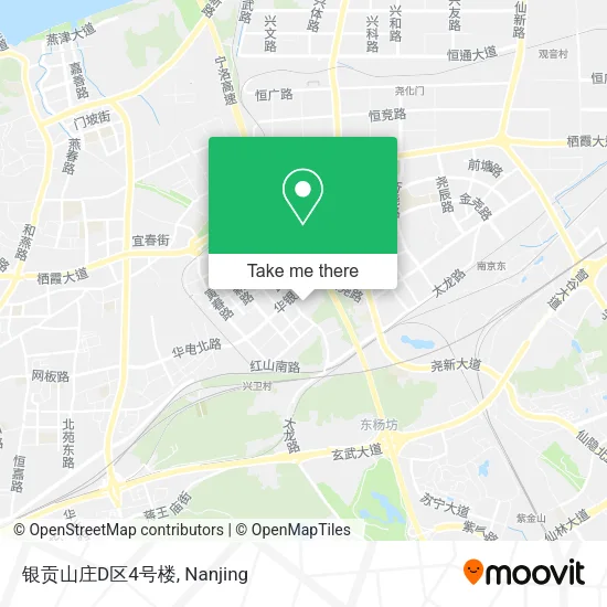 银贡山庄D区4号楼 map