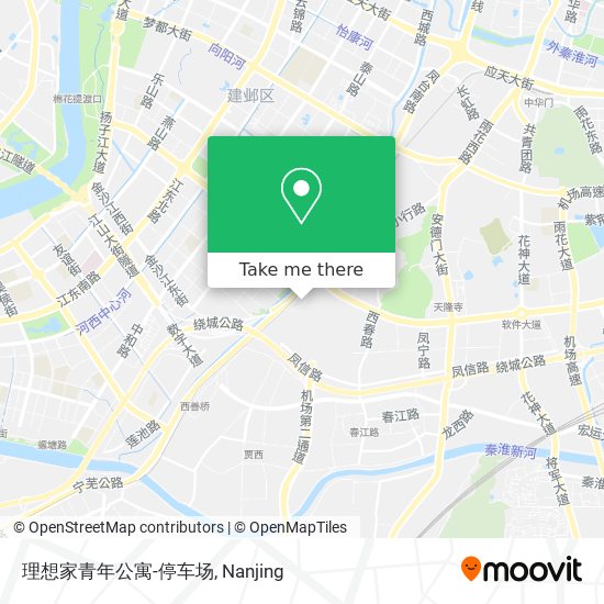理想家青年公寓-停车场 map