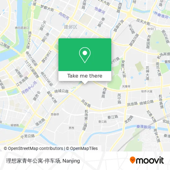 理想家青年公寓-停车场 map