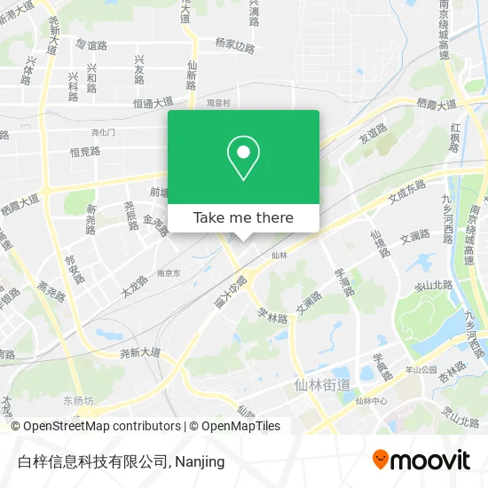 白梓信息科技有限公司 map