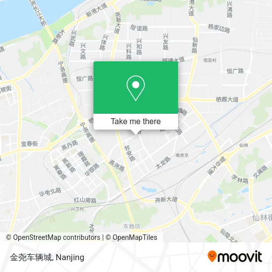 金尧车辆城 map