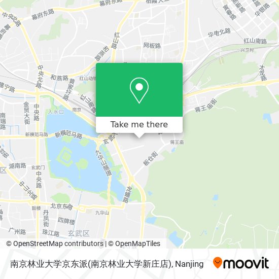 南京林业大学京东派(南京林业大学新庄店) map