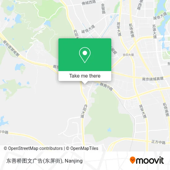 东善桥图文广告(东屏街) map