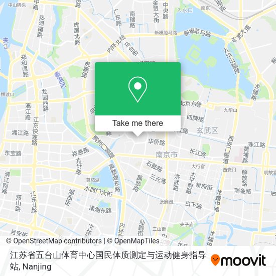 江苏省五台山体育中心国民体质测定与运动健身指导站 map