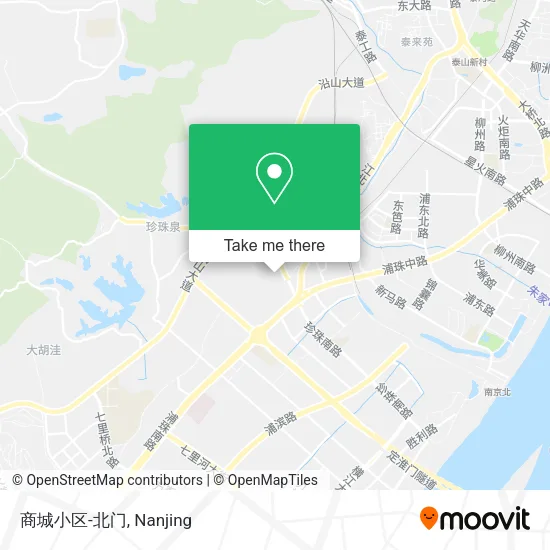 商城小区-北门 map