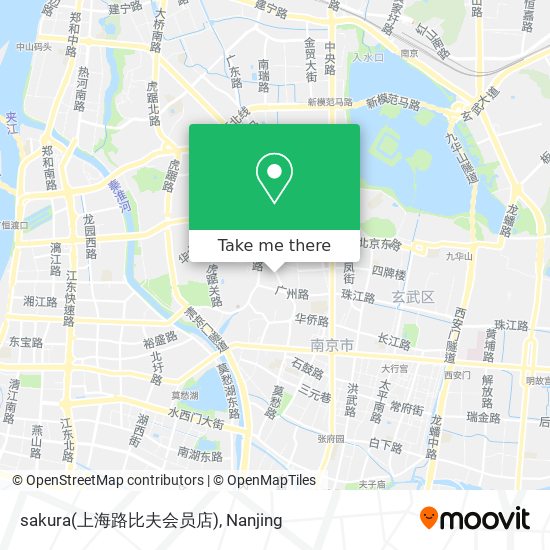 sakura(上海路比夫会员店) map