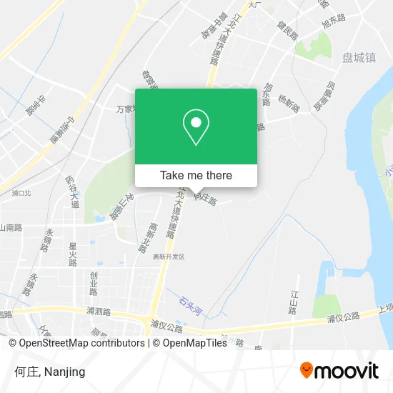 何庄 map