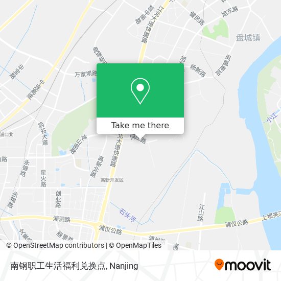 南钢职工生活福利兑换点 map