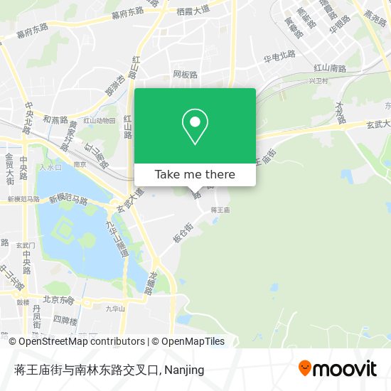 蒋王庙街与南林东路交叉口 map