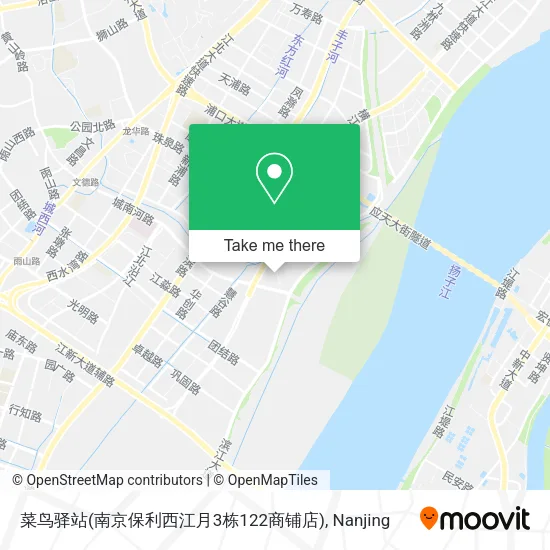菜鸟驿站(南京保利西江月3栋122商铺店) map