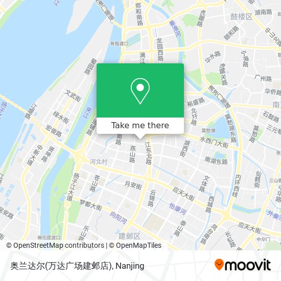 奥兰达尔(万达广场建邺店) map