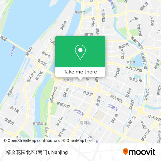 精金花园北区(南门) map