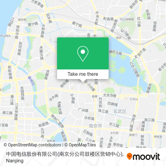 中国电信股份有限公司(南京分公司鼓楼区营销中心) map