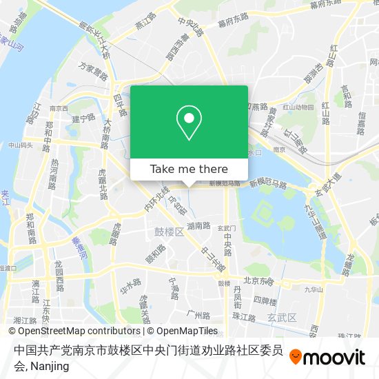 中国共产党南京市鼓楼区中央门街道劝业路社区委员会 map