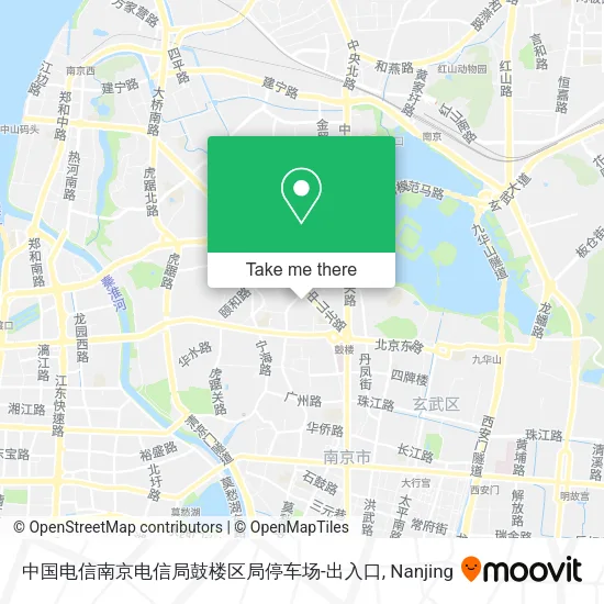 中国电信南京电信局鼓楼区局停车场-出入口 map