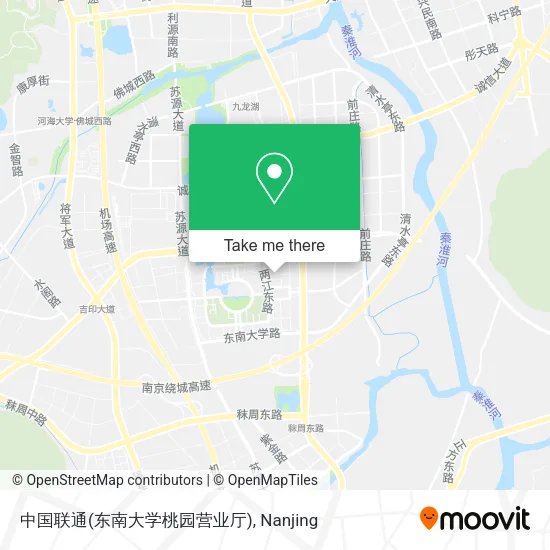 中国联通(东南大学桃园营业厅) map