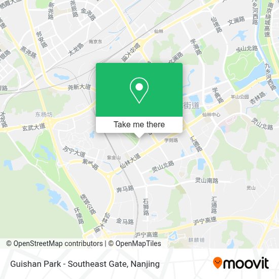 How To Get To 龟山公园 东南门in 玄武区by Bus Or Metro