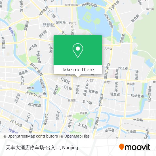 天丰大酒店停车场-出入口 map