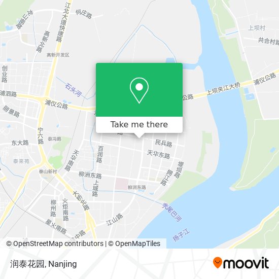 润泰花园 map