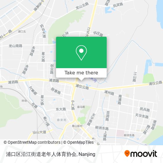 浦口区沿江街道老年人体育协会 map