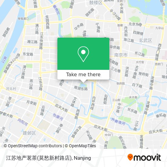 江苏地产茗茶(莫愁新村路店) map
