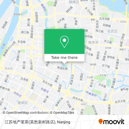 江苏地产茗茶(莫愁新村路店) map
