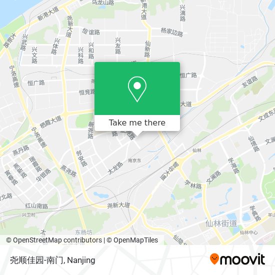 尧顺佳园-南门 map