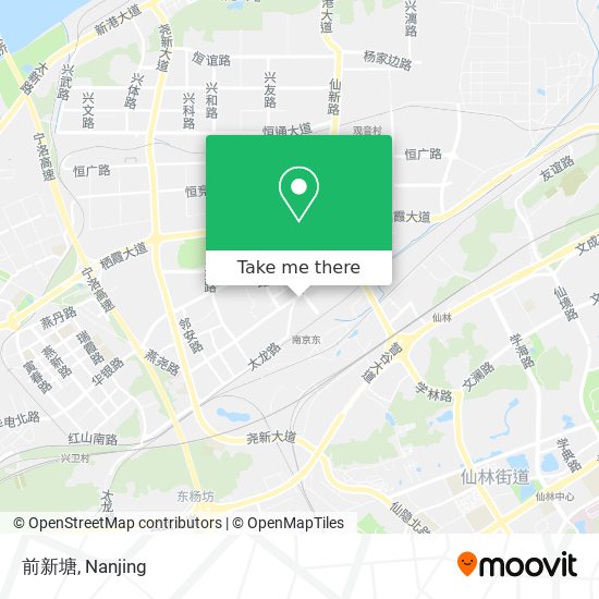 前新塘 map