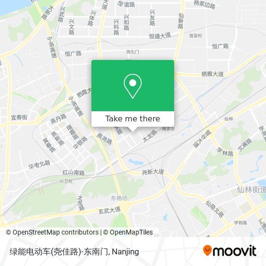 绿能电动车(尧佳路)-东南门 map