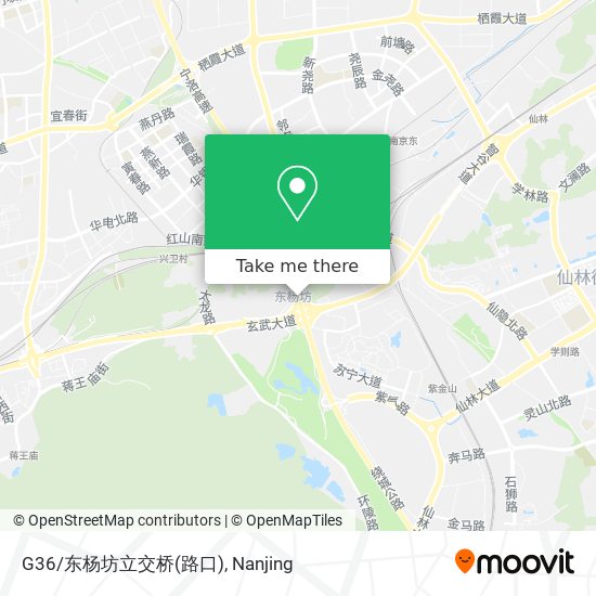 G36/东杨坊立交桥(路口) map