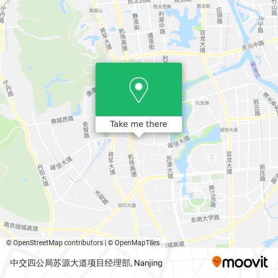 中交四公局苏源大道项目经理部 map