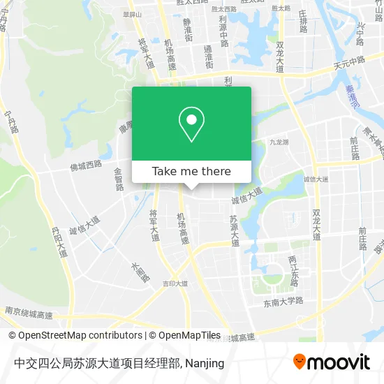 中交四公局苏源大道项目经理部 map
