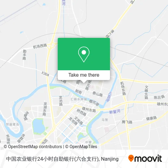中国农业银行24小时自助银行(六合支行) map
