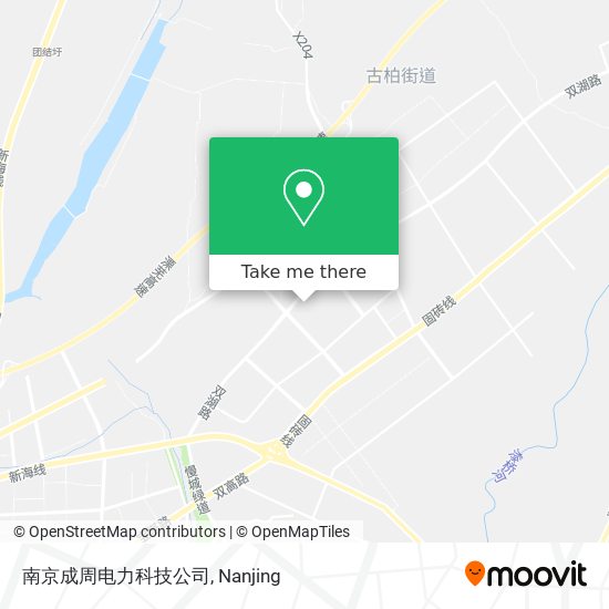 南京成周电力科技公司 map