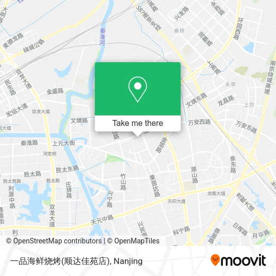 一品海鲜烧烤(顺达佳苑店) map