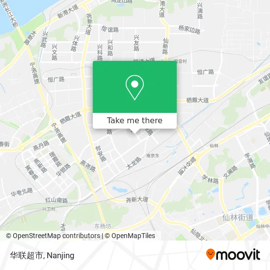 华联超市 map