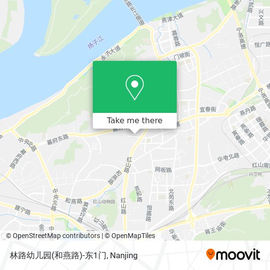林路幼儿园(和燕路)-东1门 map