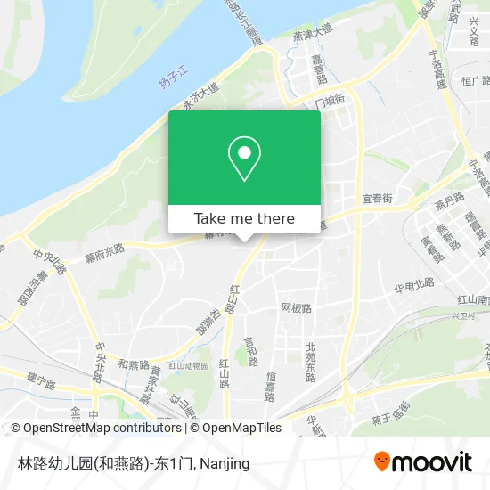 林路幼儿园(和燕路)-东1门 map