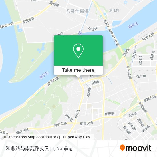 和燕路与南苑路交叉口 map