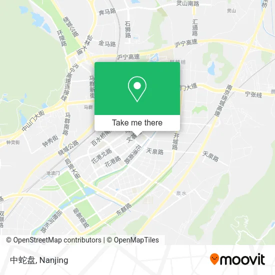 中蛇盘 map