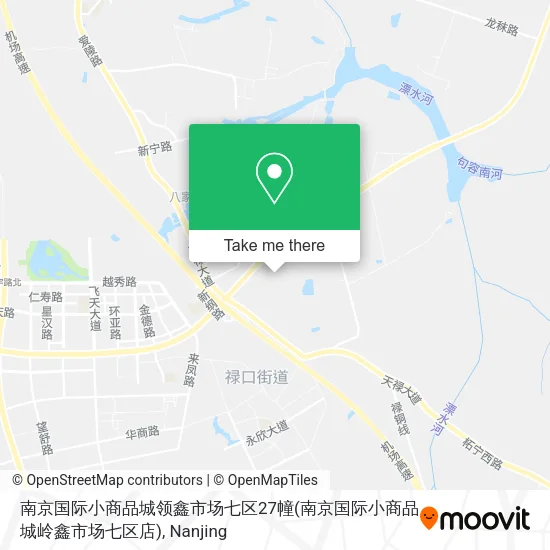 南京国际小商品城领鑫市场七区27幢(南京国际小商品城岭鑫市场七区店) map