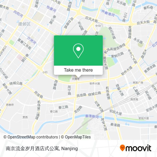 南京流金岁月酒店式公寓 map